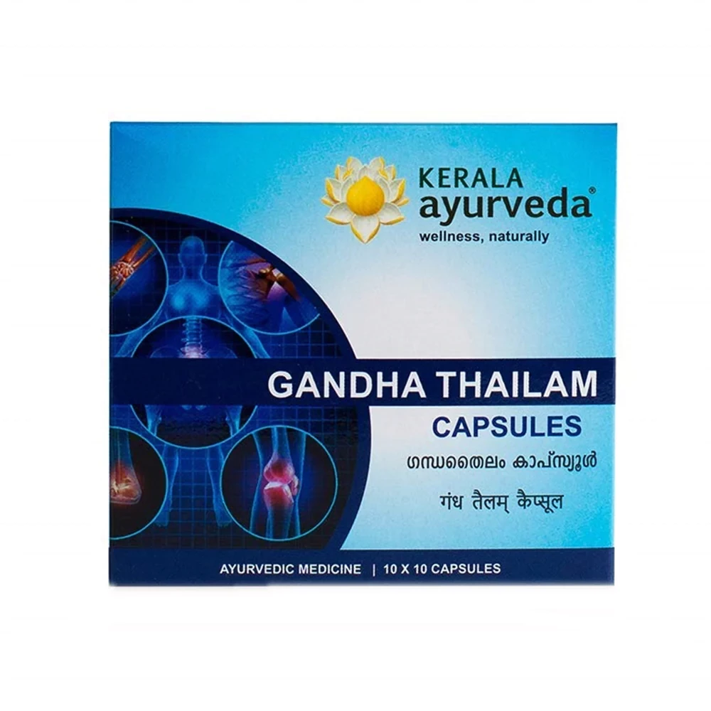 Kerala Ayurveda Gandha Thailam Capsule, 100 Tablets-1.webp